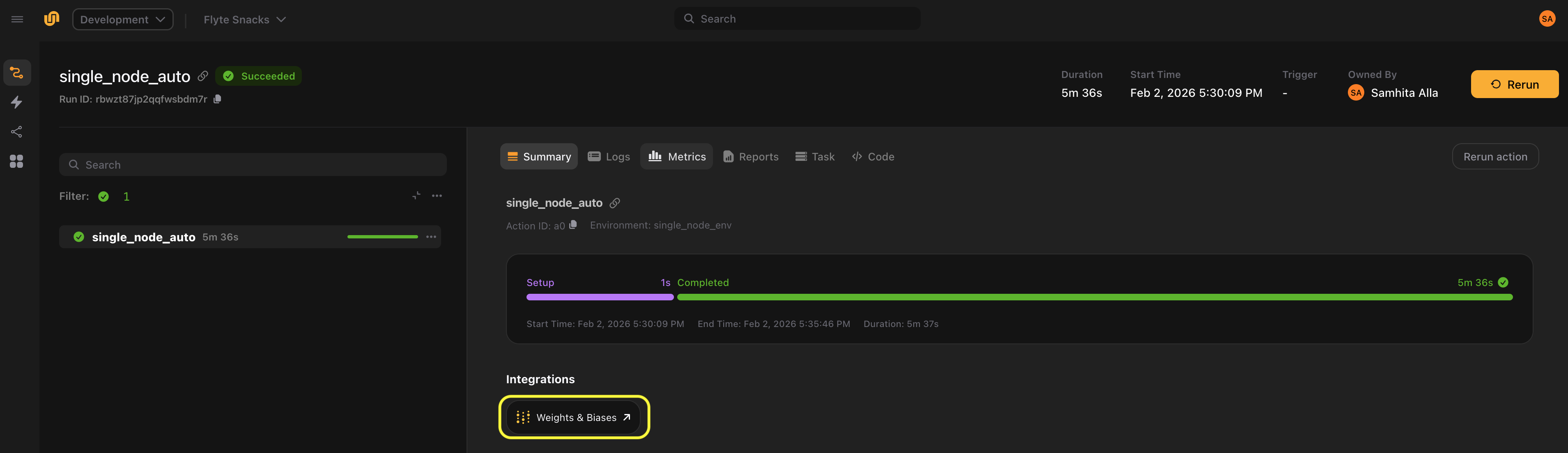 Single-node auto